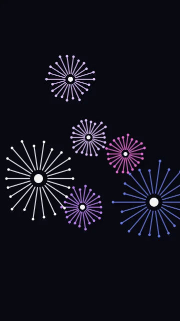 Blue Violet fireworks phone wallpaper — free HD blue violet mobile wallpaper 1080x1920