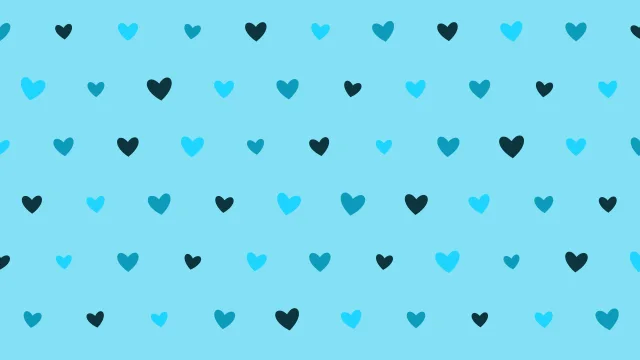Bondi Blue hearts background — free HD bondi blue color wallpaper 1920x1080