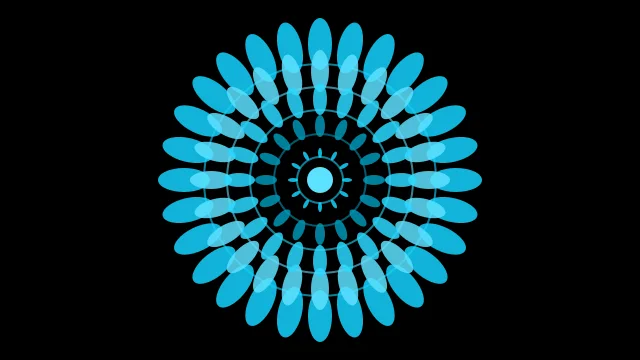 Bondi Blue mandala background — free HD bondi blue color wallpaper 1920x1080