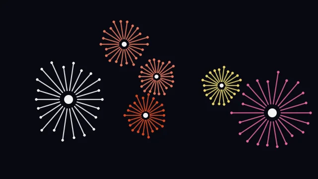 Brandy fireworks background — free HD brandy color wallpaper 1920x1080