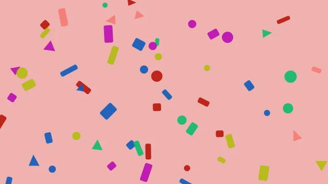 Brick Ember confetti background — free HD party background