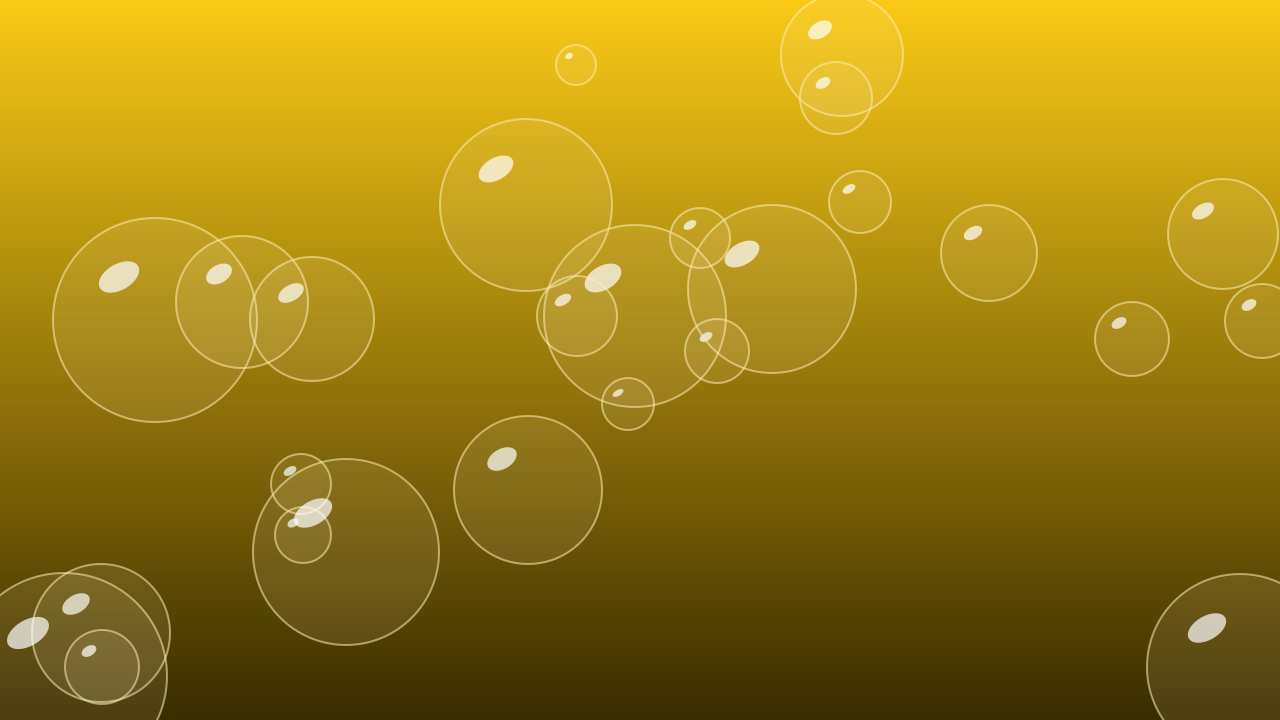 Bright Amber bubbles background — free HD bright amber color wallpaper 1920x1080