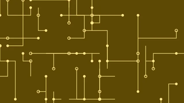 Bright Amber circuit board background — free HD bright amber color wallpaper 1920x1080