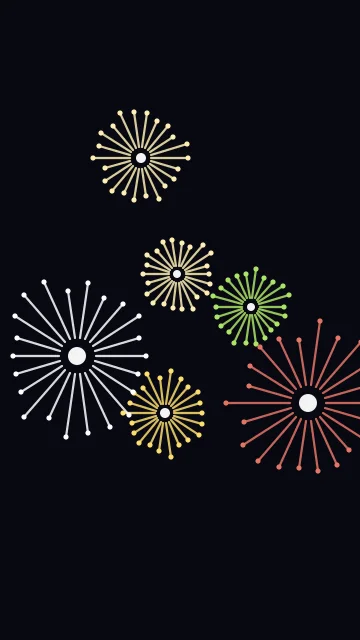 Bright Amber fireworks phone wallpaper — free HD bright amber mobile wallpaper 1080x1920
