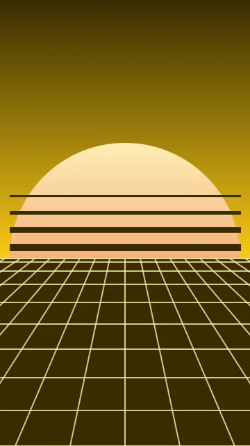 Bright Amber vaporwave phone wallpaper — free HD bright amber mobile wallpaper 1080x1920