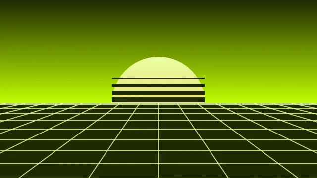 Bright Chartreuse vaporwave background — free HD bright chartreuse color wallpaper 1920x1080