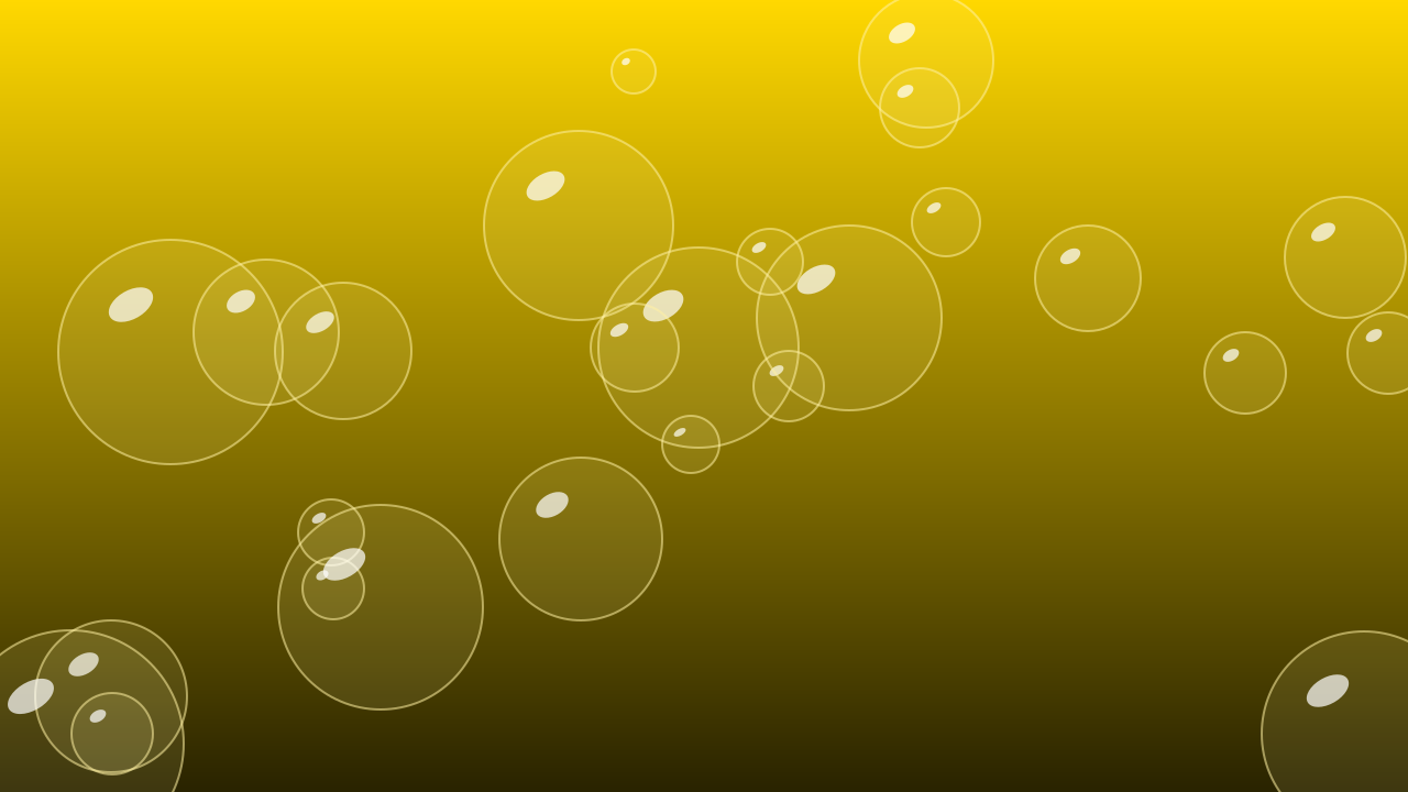 Bright Gold bubbles background — free HD bright gold color wallpaper 1920x1080