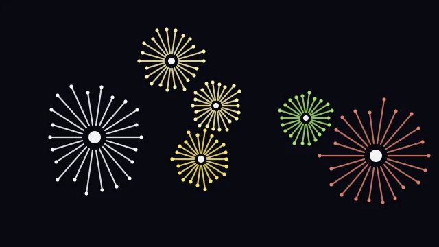 Bright Gold fireworks desktop wallpaper — free 4K bright gold wallpaper 3840x2160