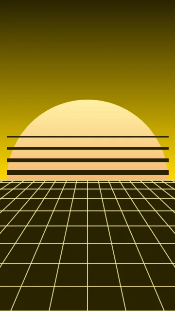 Bright Gold vaporwave phone wallpaper — free HD bright gold mobile wallpaper 1080x1920