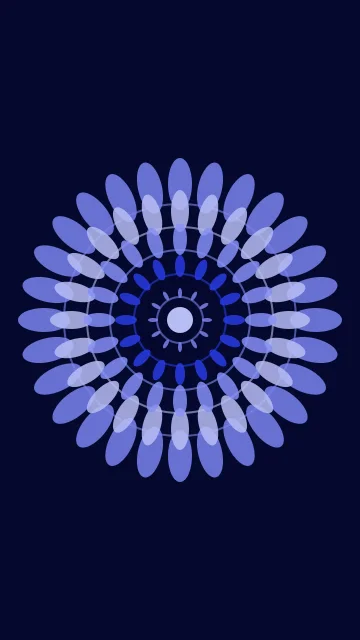 Bright Indigo mandala phone wallpaper — free HD bright indigo mobile wallpaper 1080x1920