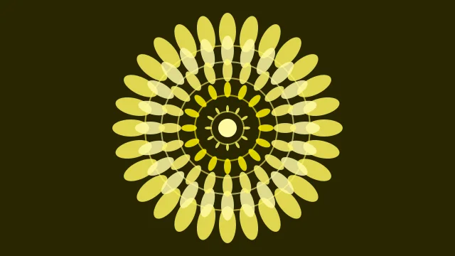 Bright Lemon mandala background — free HD bright lemon color wallpaper 1920x1080
