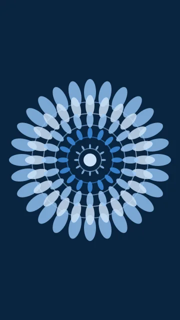 Bright Ocean mandala phone wallpaper — free HD bright ocean mobile wallpaper 1080x1920