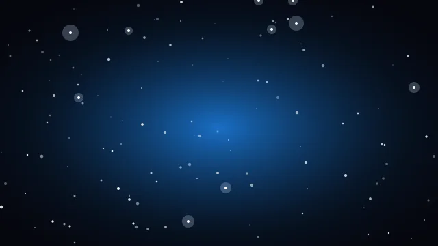 Bright Ocean starry background — free HD bright ocean color wallpaper 1920x1080