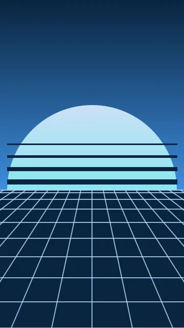 Bright Ocean vaporwave phone wallpaper — free HD bright ocean mobile wallpaper 1080x1920