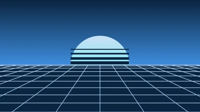 Bright Ocean vaporwave desktop wallpaper — free 4K bright ocean wallpaper 3840x2160
