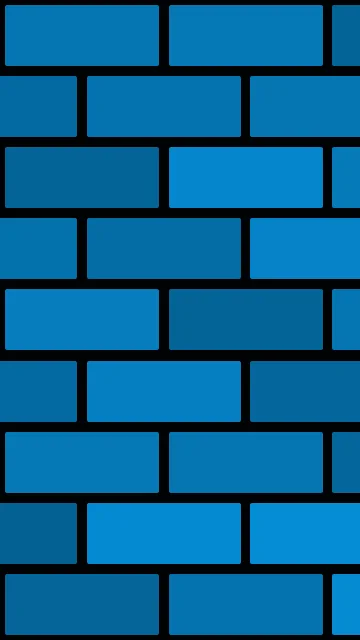Bright Teal Blue brick phone wallpaper — free HD bright teal blue mobile wallpaper 1080x1920