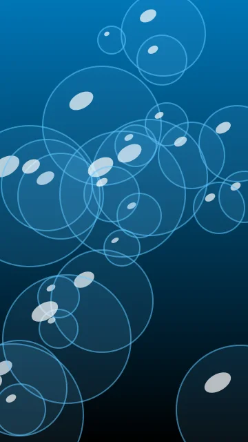 Bright Teal Blue bubbles phone wallpaper — free HD bright teal blue mobile wallpaper 1080x1920