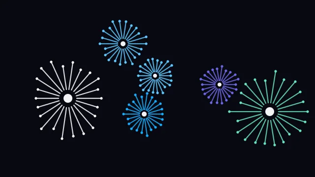Bright Teal Blue fireworks background — free HD bright teal blue color wallpaper 1920x1080