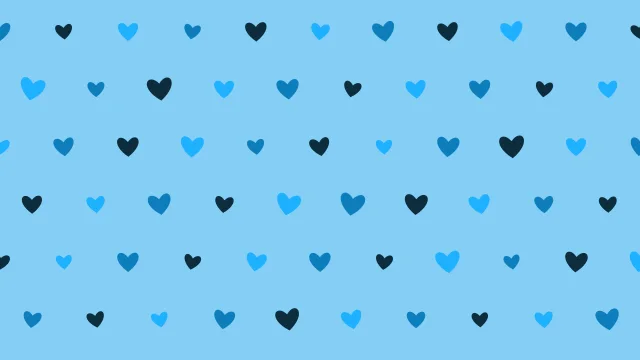 Bright Teal Blue hearts background — free HD bright teal blue color wallpaper 1920x1080
