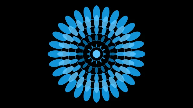 Bright Teal Blue mandala background — free HD bright teal blue color wallpaper 1920x1080