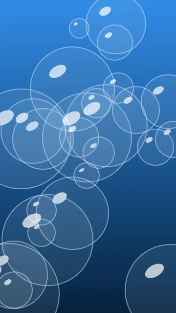 Brilliant Azure bubbles phone wallpaper — free HD brilliant azure mobile wallpaper 1080x1920