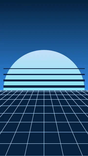 Brilliant Azure vaporwave phone wallpaper — free HD brilliant azure mobile wallpaper 1080x1920
