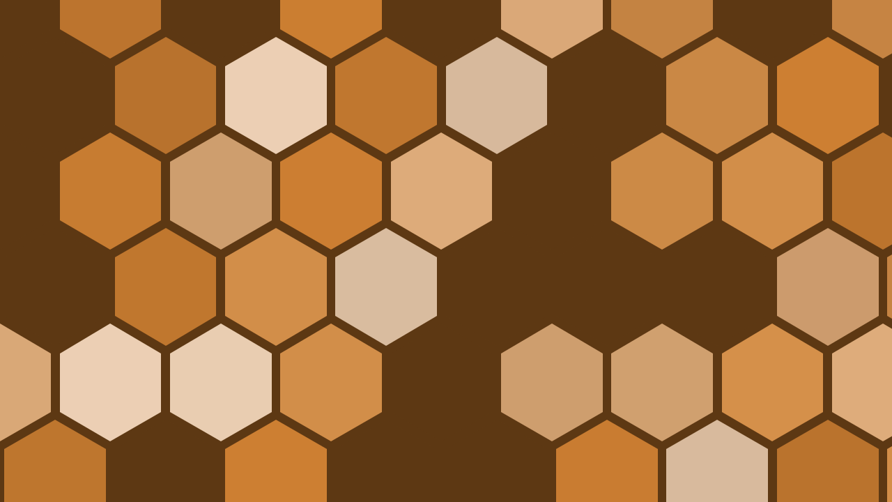 Bronze hexagon background — free HD bronze color wallpaper 1920x1080