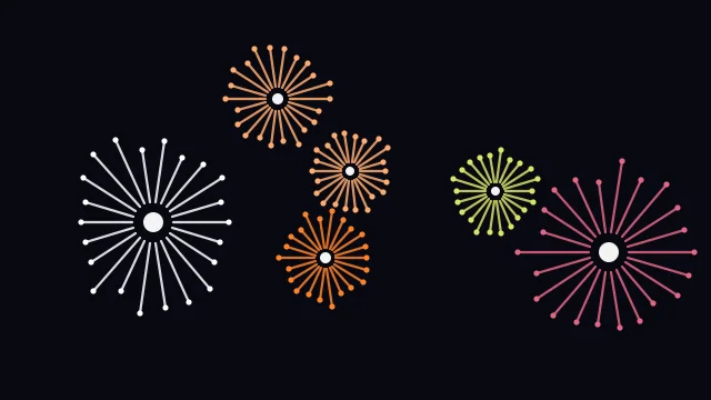 Bronze Spice fireworks background — free HD bronze spice color wallpaper 1920x1080