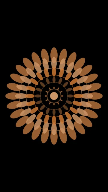 Brown Bark mandala phone wallpaper — free HD brown bark mobile wallpaper 1080x1920