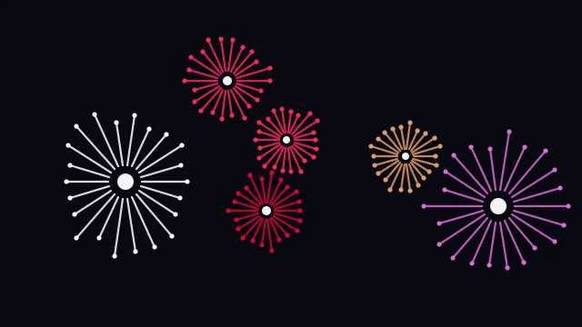 Burgundy fireworks background — free HD burgundy color wallpaper 1920x1080