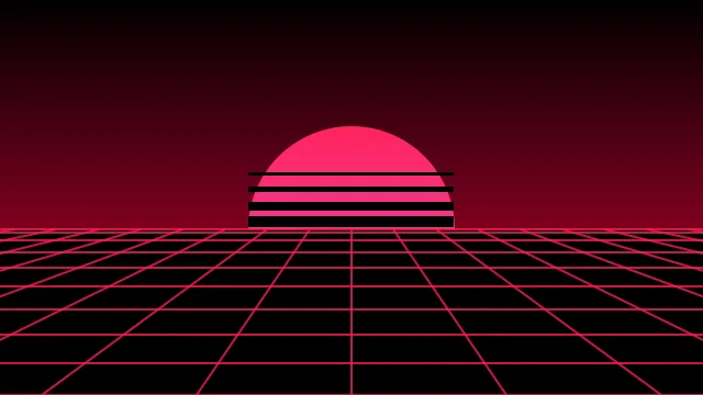 Burgundy vaporwave background — free HD burgundy color wallpaper 1920x1080