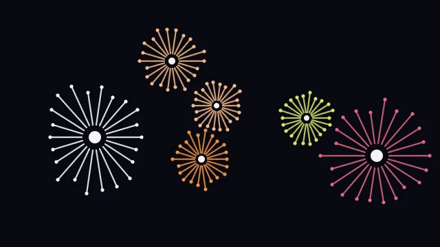 Burnt Caramel fireworks desktop wallpaper — free 4K burnt caramel wallpaper 3840x2160