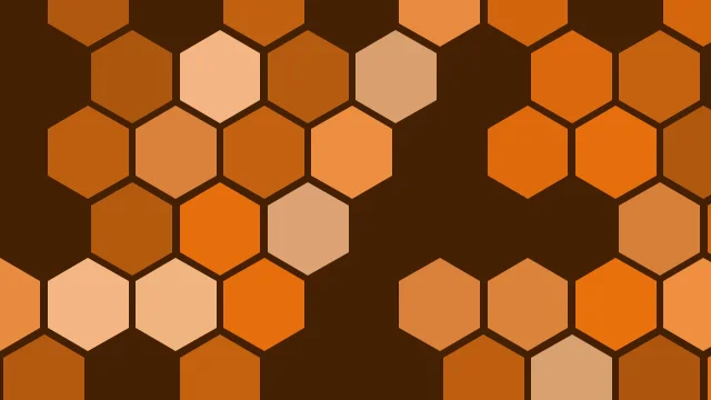 Burnt Caramel hexagon desktop wallpaper — free 4K burnt caramel wallpaper 3840x2160