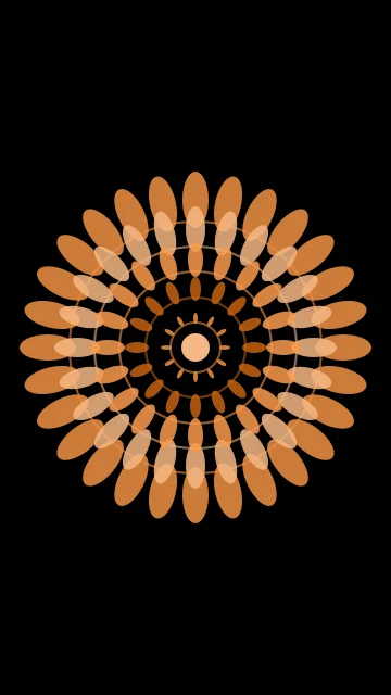 Burnt Caramel mandala phone wallpaper — free HD burnt caramel mobile wallpaper 1080x1920