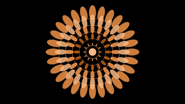 Burnt Caramel mandala desktop wallpaper — free 4K burnt caramel wallpaper 3840x2160