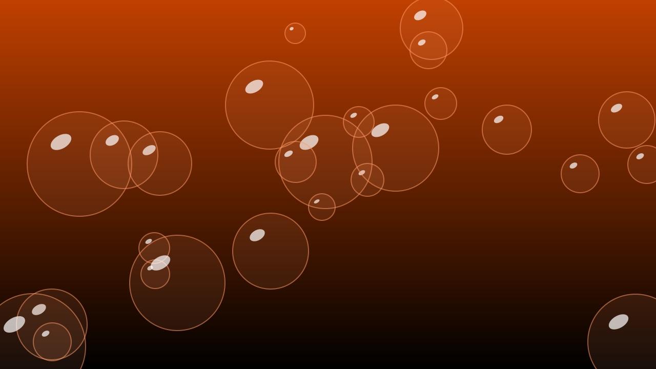 Burnt Orange bubbles background — free HD burnt orange color wallpaper 1920x1080