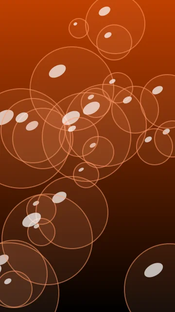 Burnt Orange bubbles phone wallpaper — free HD burnt orange mobile wallpaper 1080x1920