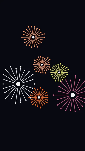 Burnt Orange fireworks phone wallpaper — free HD burnt orange mobile wallpaper 1080x1920