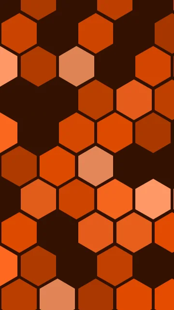 Burnt Orange hexagon phone wallpaper — free HD burnt orange mobile wallpaper 1080x1920