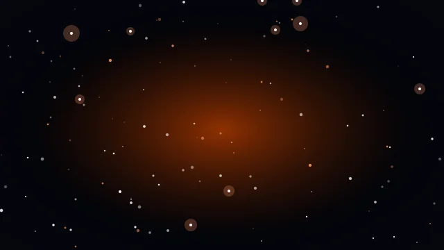 Burnt Orange starry background — free HD burnt orange color wallpaper 1920x1080