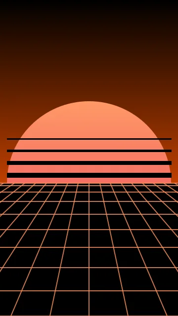 Burnt Orange vaporwave phone wallpaper — free HD burnt orange mobile wallpaper 1080x1920