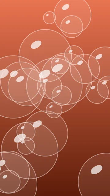 Burnt Peach bubbles phone wallpaper — free HD burnt peach mobile wallpaper 1080x1920