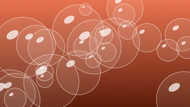 Burnt Peach bubbles background — free HD cute background
