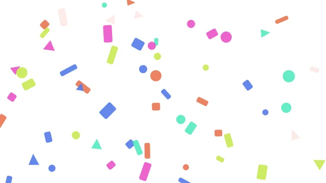 Burnt Peach confetti background — free HD rainbow background