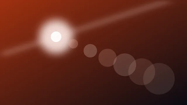 Burnt Peach lens flare background — free HD burnt peach color wallpaper 1920x1080