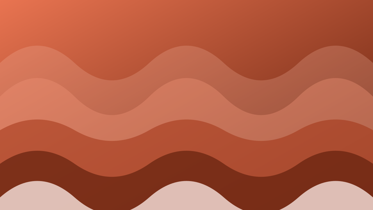 Burnt Peach waves background — free HD burnt peach color wallpaper 1920x1080
