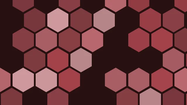 Burnt Rose hexagon background — free HD burnt rose color wallpaper 1920x1080
