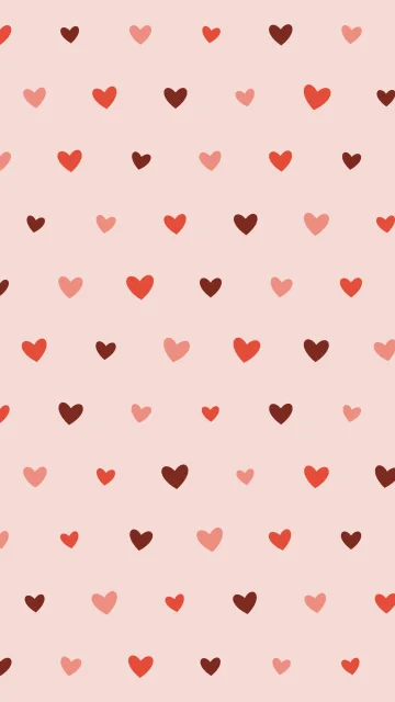 Burnt Tangerine hearts phone wallpaper — free HD burnt tangerine mobile wallpaper 1080x1920