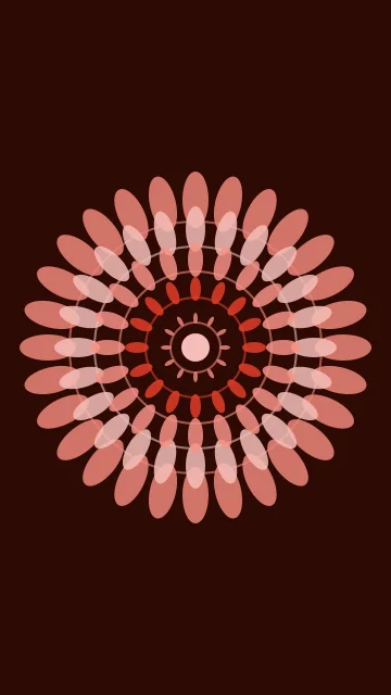 Burnt Tangerine mandala phone wallpaper — free HD burnt tangerine mobile wallpaper 1080x1920
