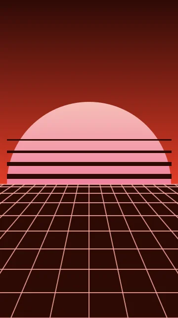 Burnt Tangerine vaporwave phone wallpaper — free HD burnt tangerine mobile wallpaper 1080x1920